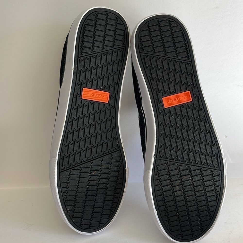 Lugz Men's Sammy Canvas Slip-on Sneaker 10 Blackish Tennis Shoe White Rubber - Picture 3 of 7